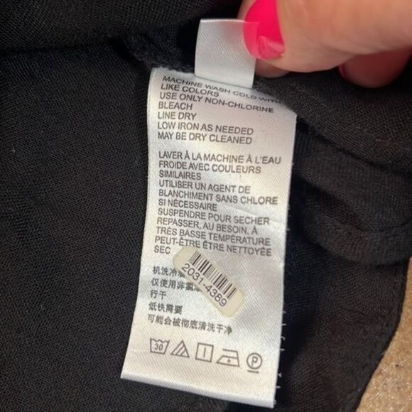 Urban Outfitters Dress Womens S Black Embroidered Sleeveless Mini Boho Style - Picture 10 of 14